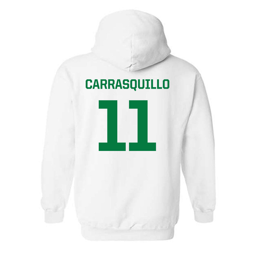 Oregon - NCAA Women's Lacrosse : Brianna Carrasquillo - Classic Fashion Shersey Hooded Sweatshirt-1