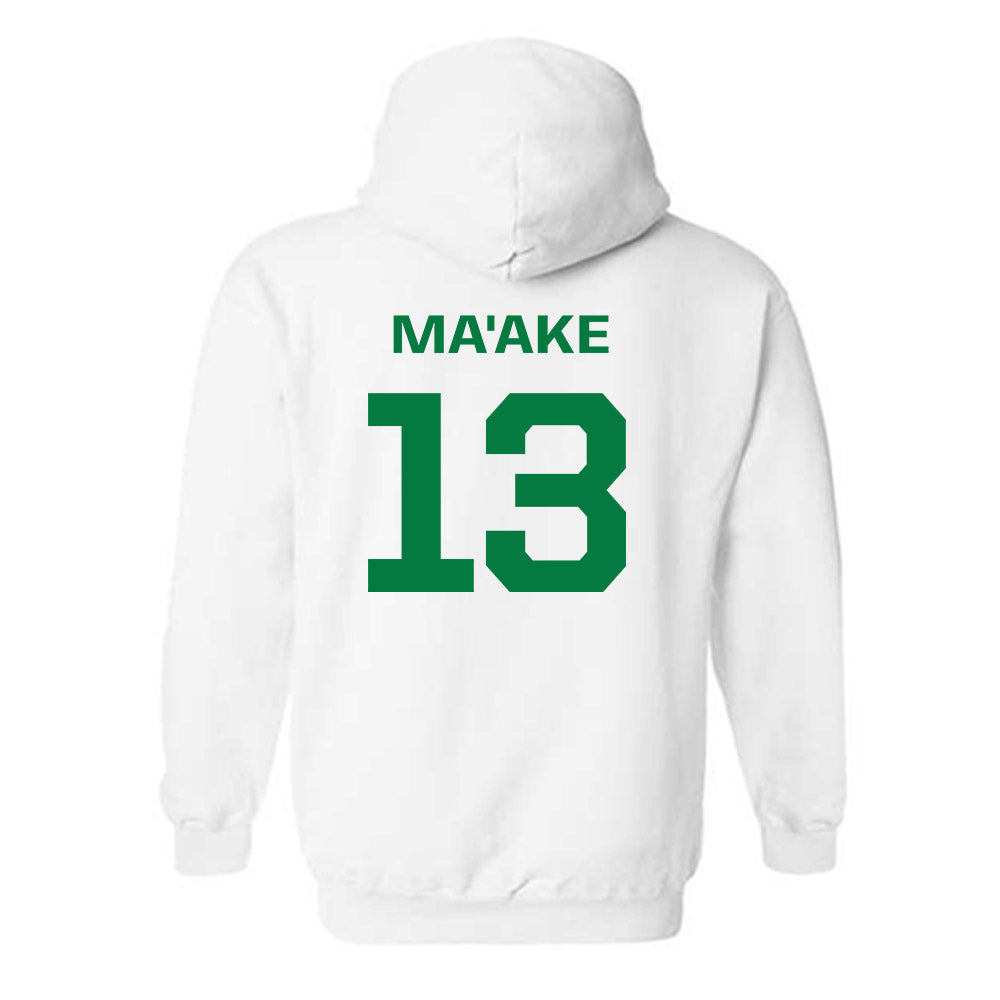Oregon - NCAA Softball : Stefini Ma'ake - Classic Fashion Shersey Hooded Sweatshirt-1