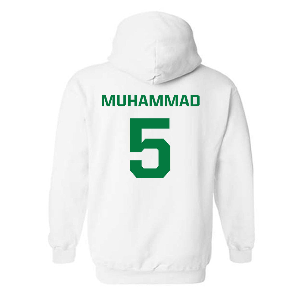 Oregon - NCAA Women's Basketball : Amina Muhammad - Classic Fashion Shersey Hooded Sweatshirt-1