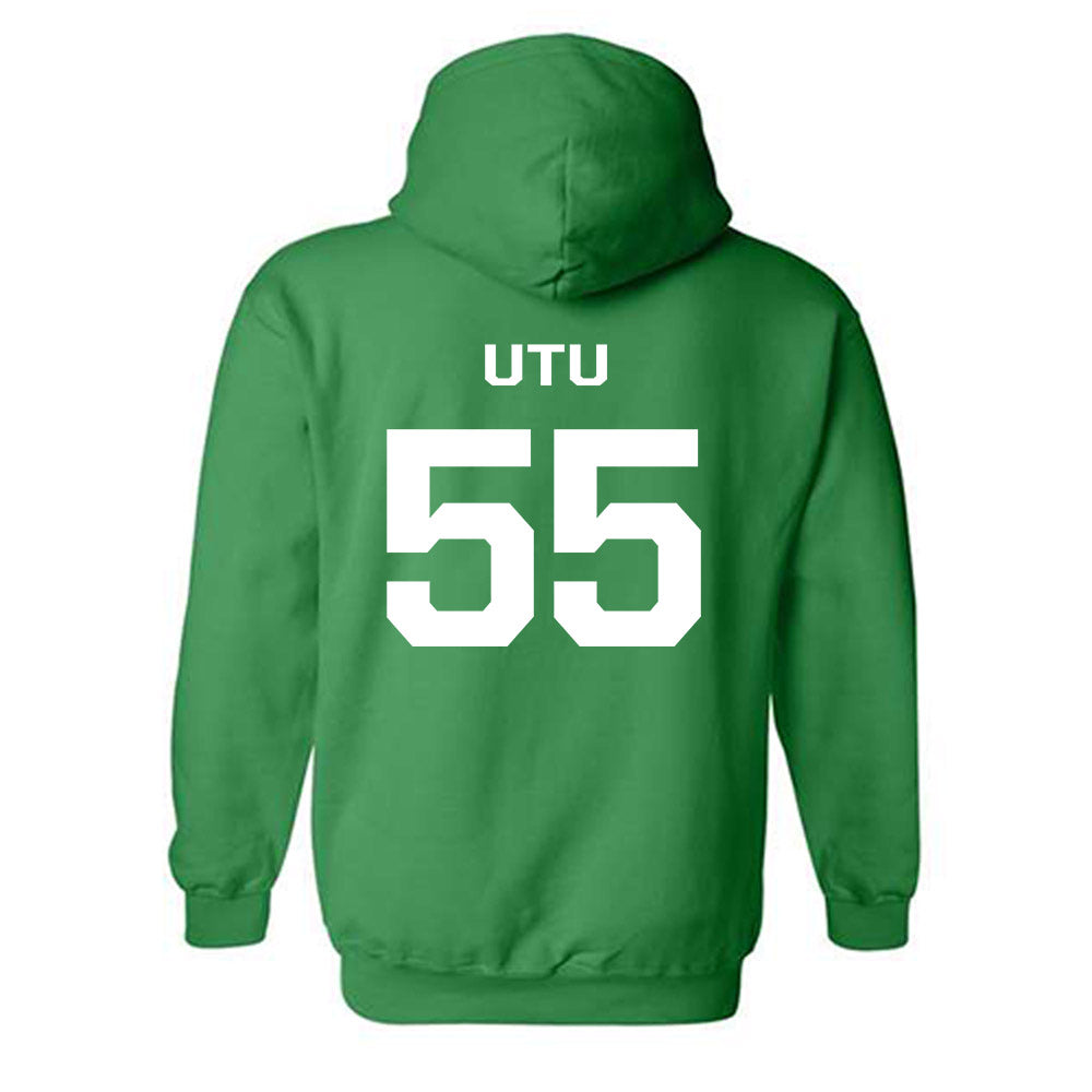 Oregon - NCAA Football : Douglas Utu - Classic Fashion Shersey Hooded Sweatshirt-1