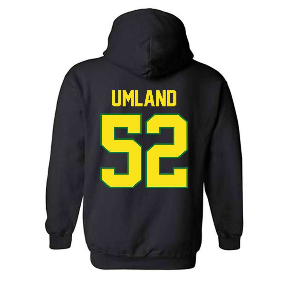 Oregon - NCAA Baseball : Alex Umland - Sports Shersey Hooded Sweatshirt-1