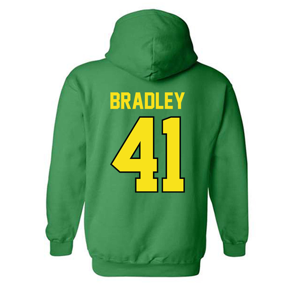 Oregon - NCAA Baseball : Tanner Bradley - Sports Shersey Hooded Sweatshirt-1