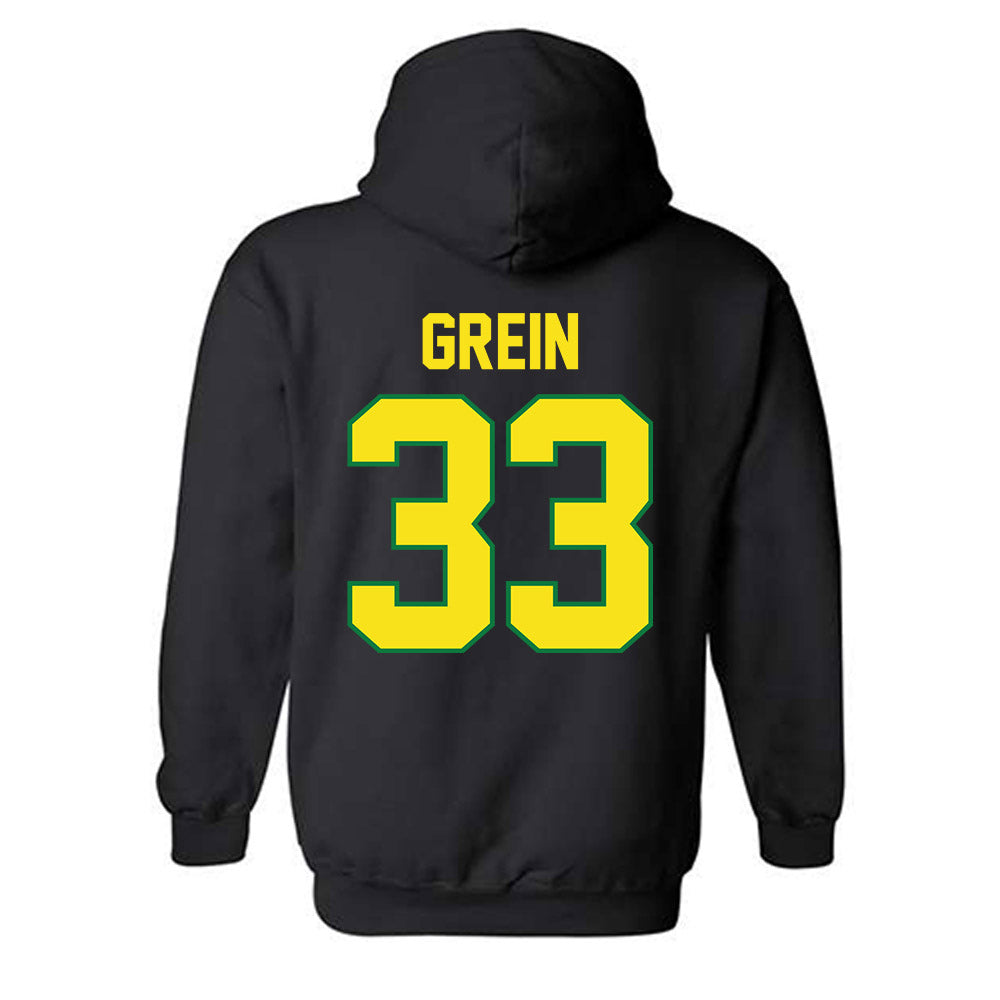 Oregon - NCAA Softball : Lyndsey Grein - Sports Shersey Hooded Sweatshirt-1