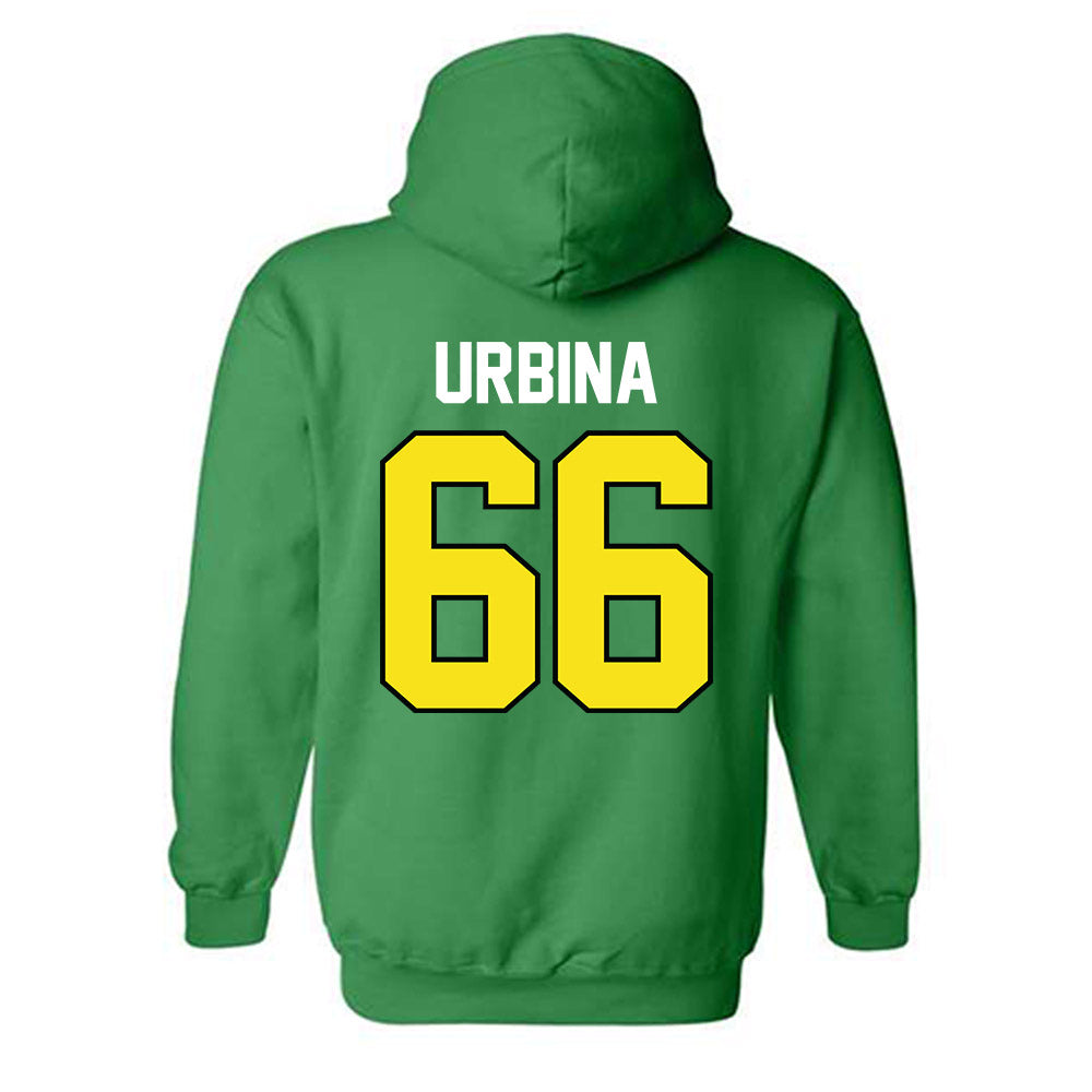 Oregon - NCAA Softball : Amanda Urbina - Sports Shersey Hooded Sweatshirt-1