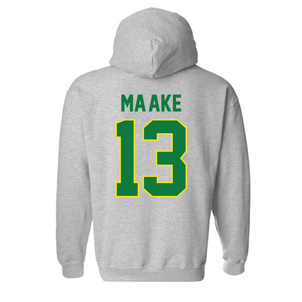 Oregon - NCAA Softball : Stefini Ma'ake - Sports Shersey Hooded Sweatshirt-1