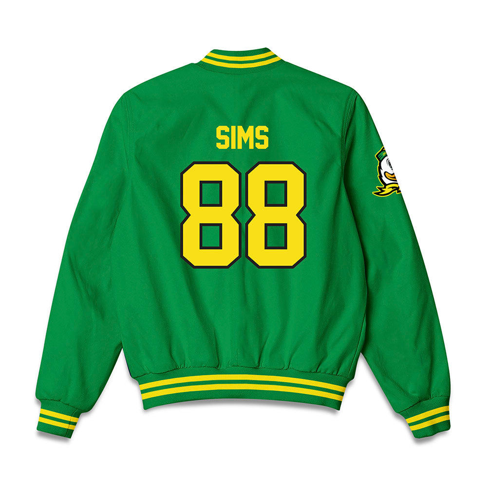 Oregon - NCAA Football : Xadavien Sims - Bomber Jacket-1