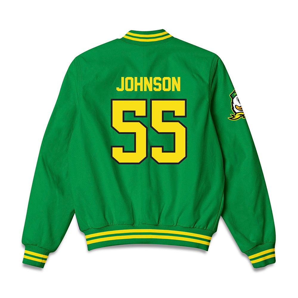 Oregon - NCAA Football : Matthew Johnson - Bomber Jacket-1