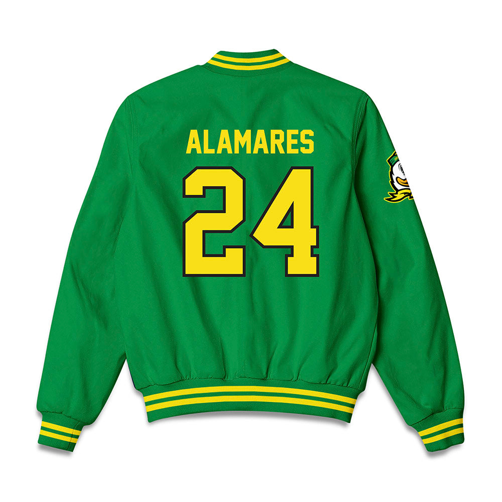 Oregon - NCAA Women's Soccer : Miya Alamares - Bomber Jacket-1