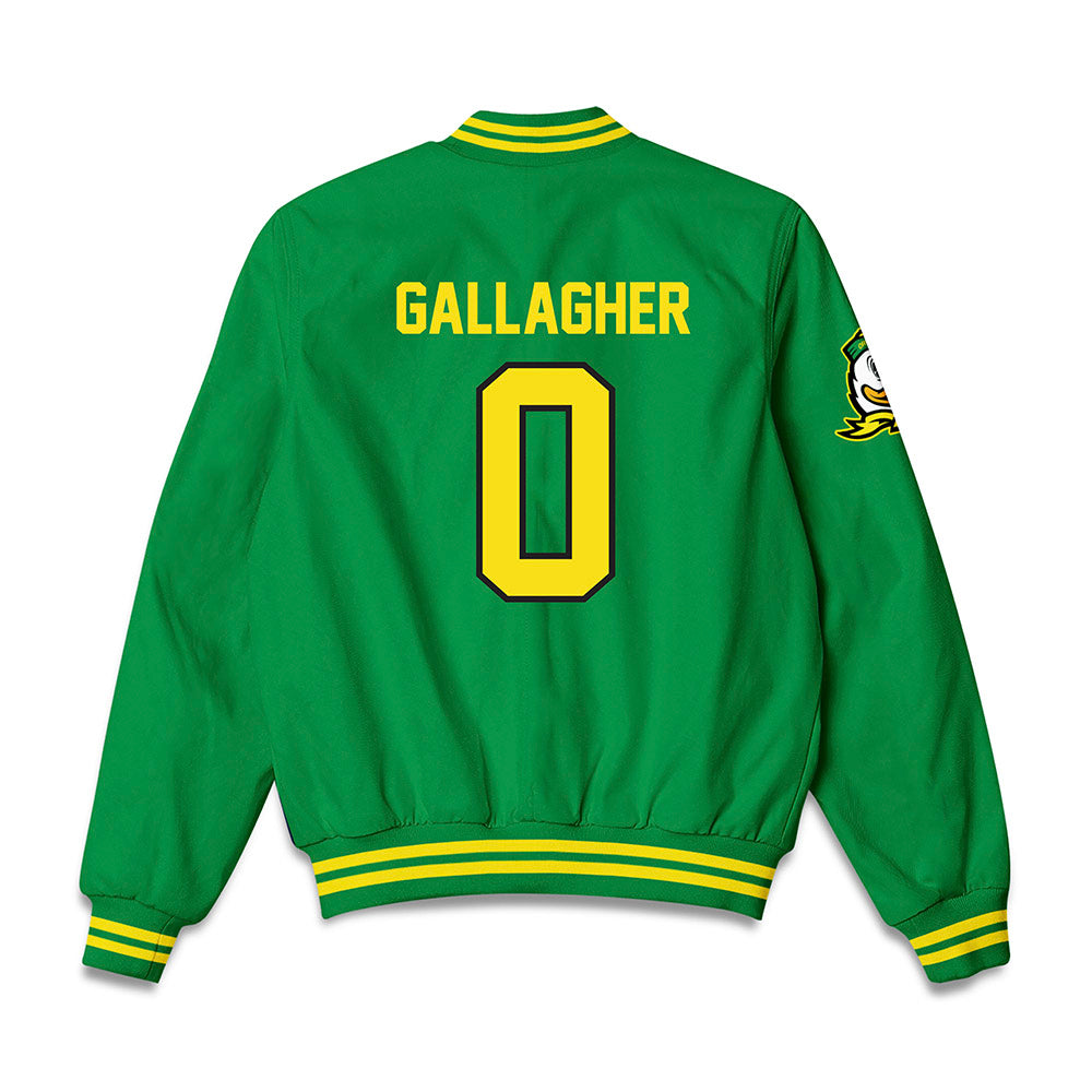 Oregon - NCAA Women's Lacrosse : Ashlyn Gallagher - Bomber Jacket-1