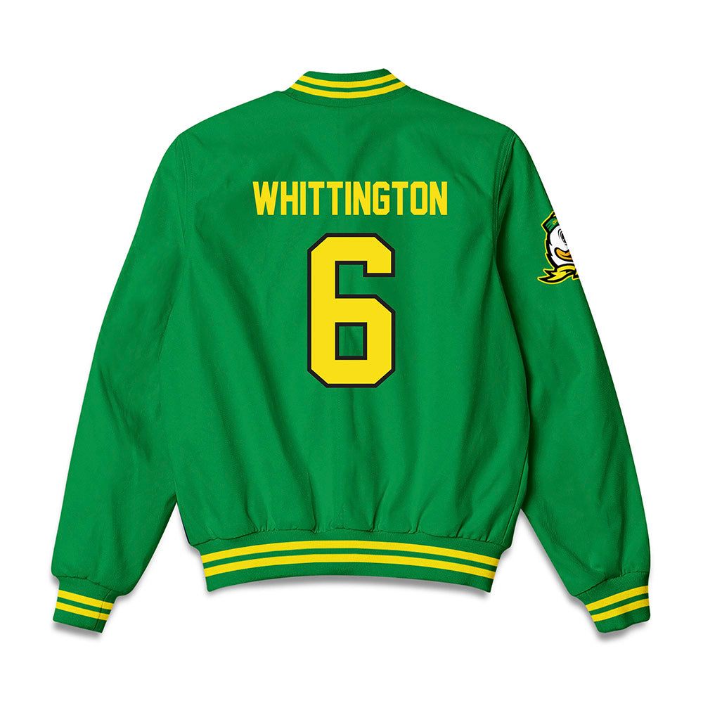 Oregon - NCAA Football : Noah Whittington - Bomber Jacket-1