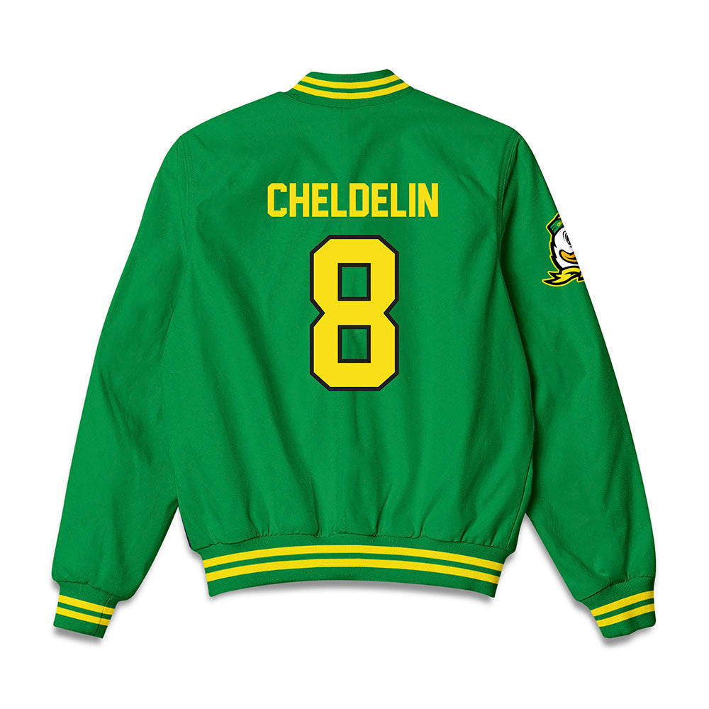 Oregon - NCAA Women's Soccer : Kate Cheldelin - Bomber Jacket-1