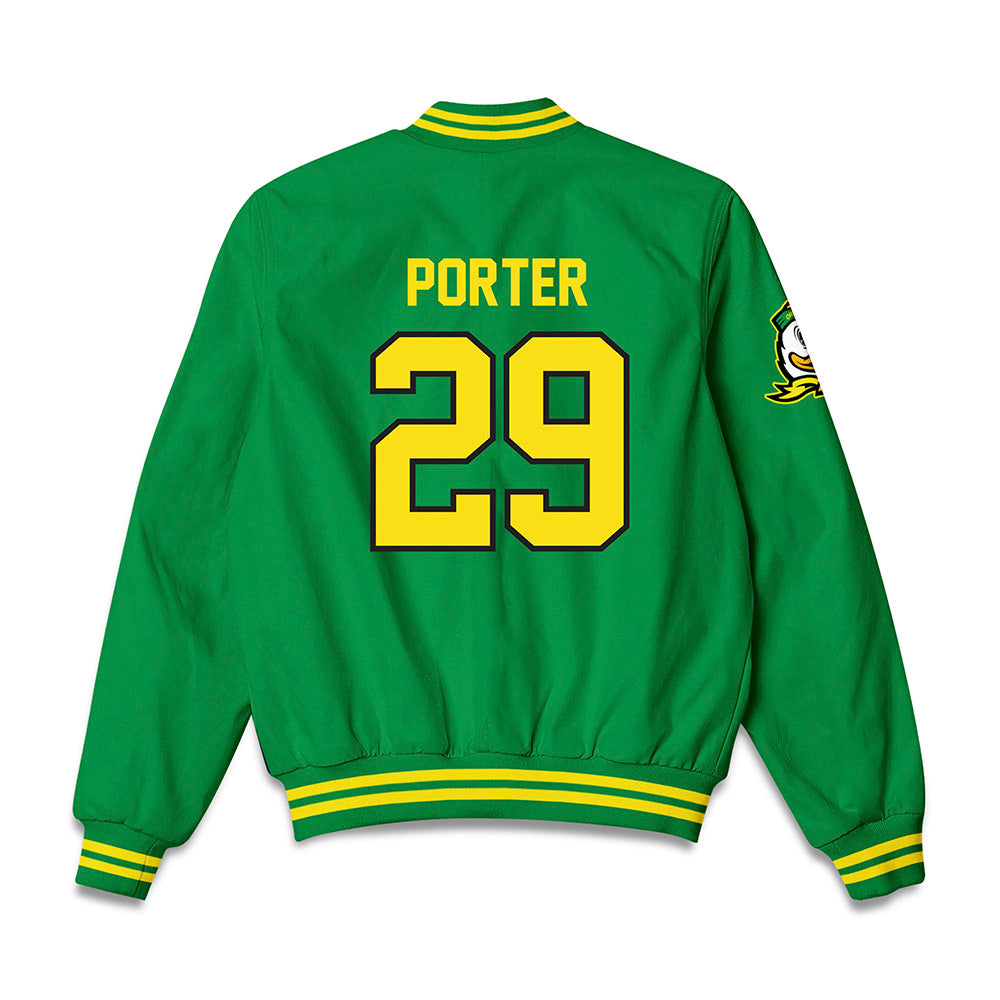 Oregon - NCAA Football : Ashton Porter - Bomber Jacket-1