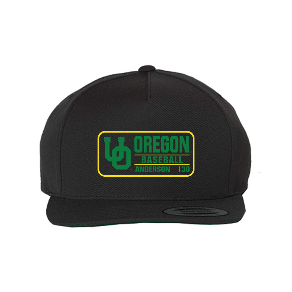Oregon - NCAA Baseball : Austin Anderson - Snapback Hat