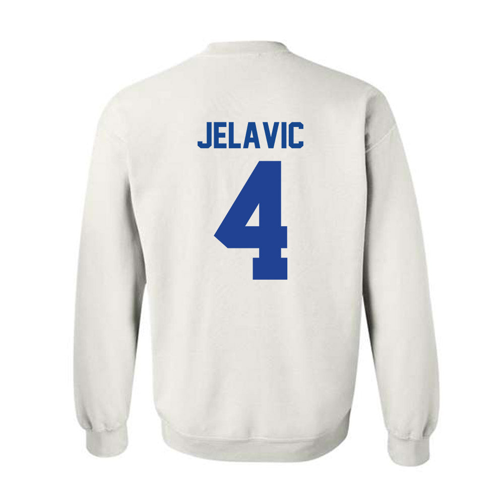 Kentucky - NCAA Men's Basketball : Andrija Jelavic - Classic Shersey Crewneck Sweatshirt-1