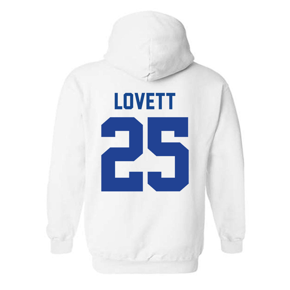 Kentucky - NCAA Football : Jordan Lovett - Classic Shersey Hooded Sweatshirt-1