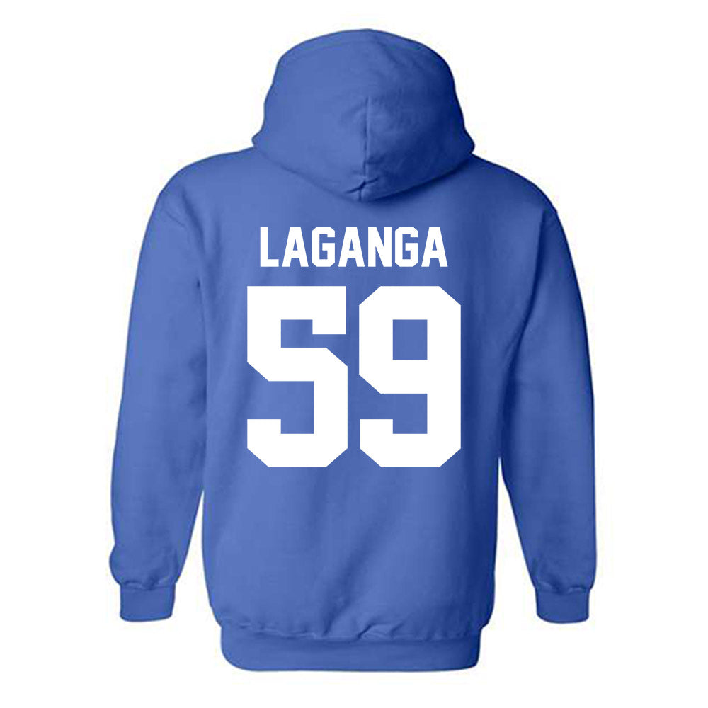 Kentucky - NCAA Football : David LaGanga - Classic Shersey Hooded Sweatshirt-1