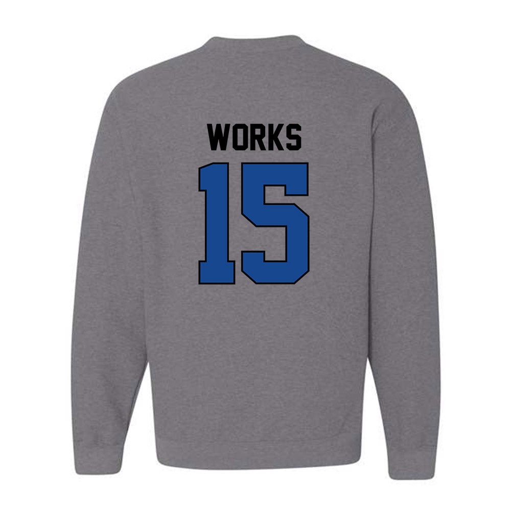 Kentucky - NCAA Football : Cedric Works - Classic Shersey Crewneck Sweatshirt-1