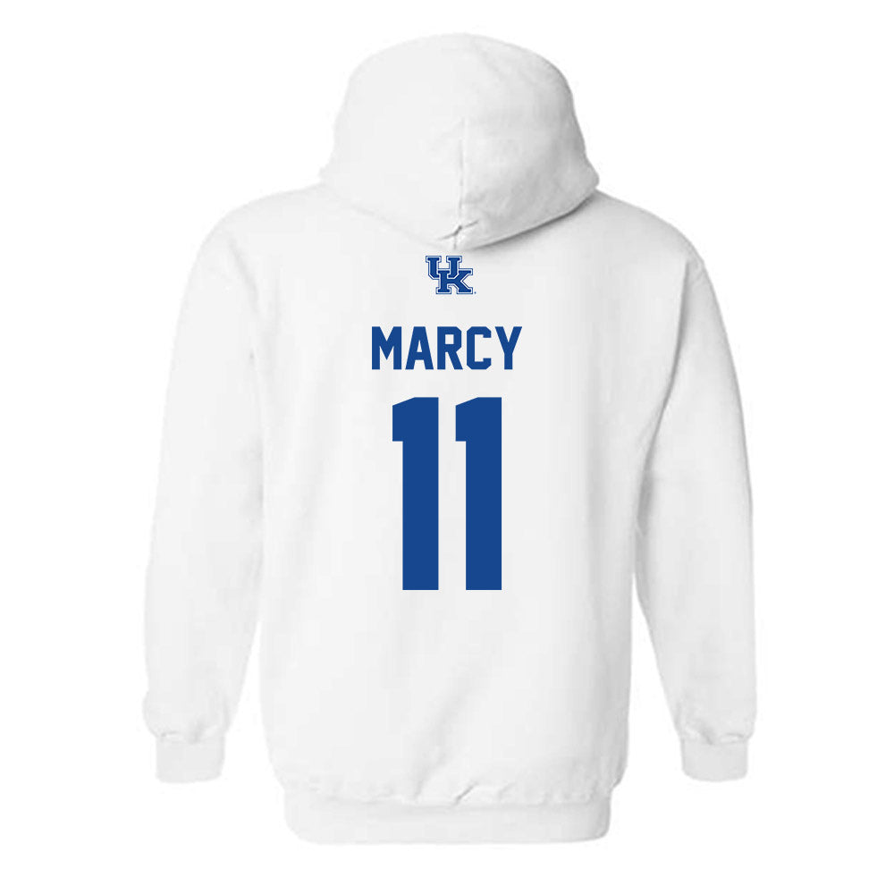 Kentucky - NCAA Baseball : Will Marcy - Classic Fashion Shersey Hooded Sweatshirt-1
