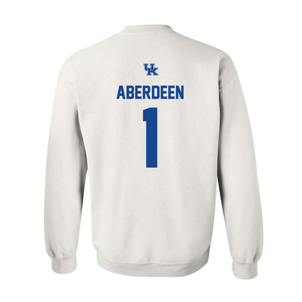 Kentucky - NCAA Men's Basketball : Denzel Aberdeen - Classic Shersey Crewneck Sweatshirt-1