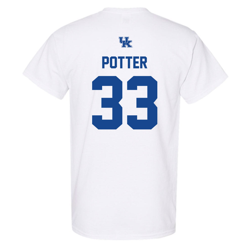 Kentucky - NCAA Men's Basketball : Reece Potter - Classic Shersey T-Shirt-1
