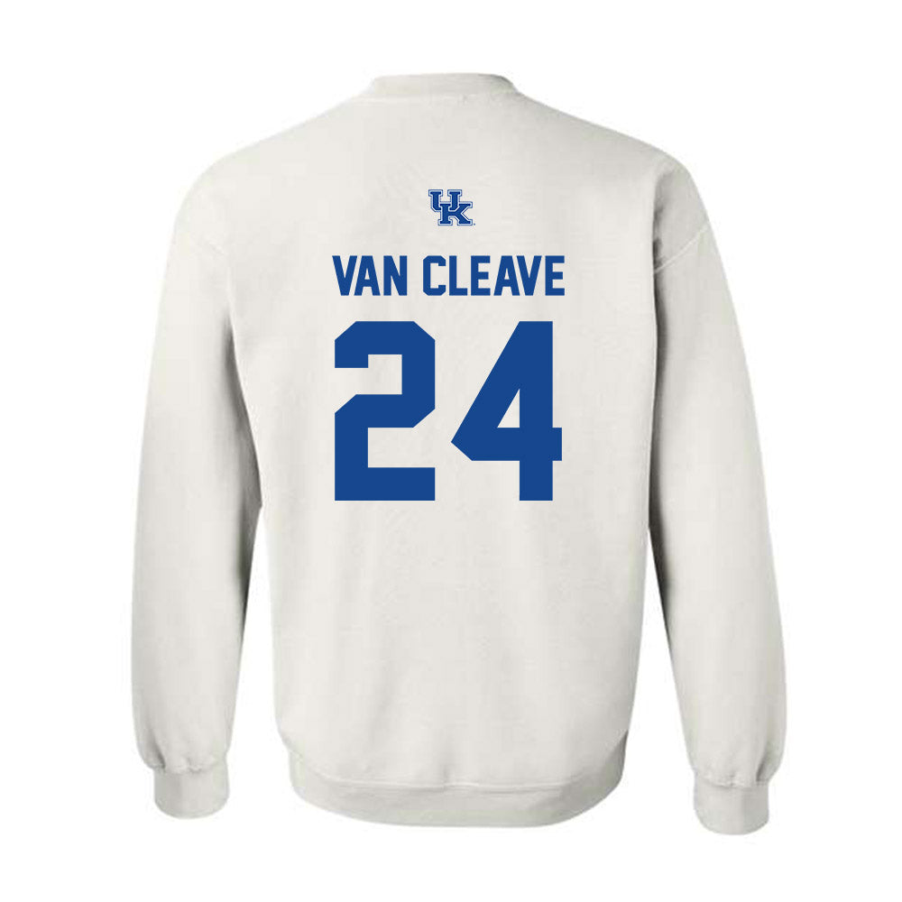 Kentucky - NCAA Baseball : Braxton Van Cleave - Classic Shersey Crewneck Sweatshirt-1