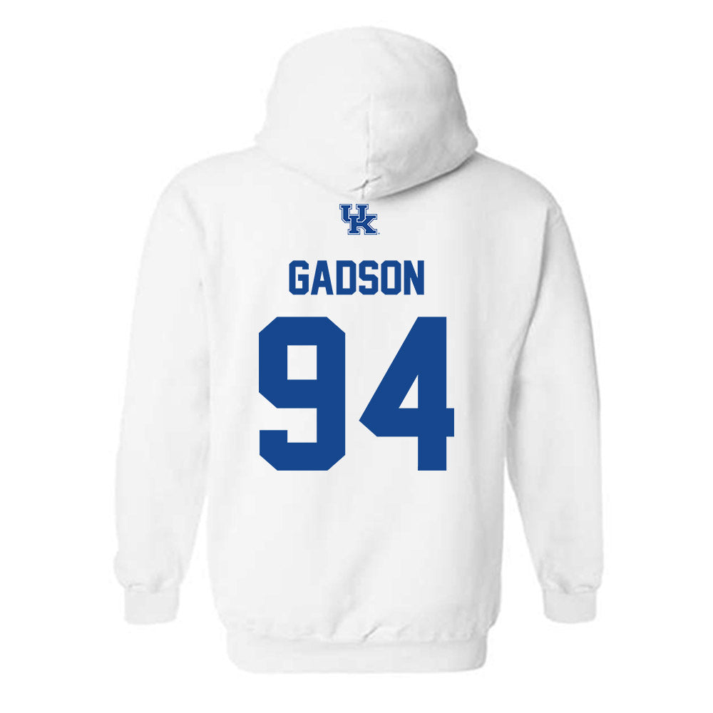 Kentucky - NCAA Football : Tavion Gadson - Classic Shersey Hooded Sweatshirt-1