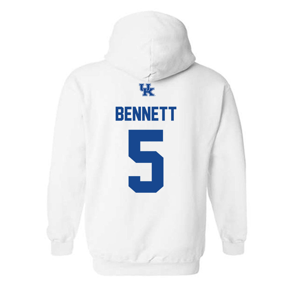 Kentucky - NCAA Baseball : Jack Bennett - Classic Shersey Hooded Sweatshirt-1