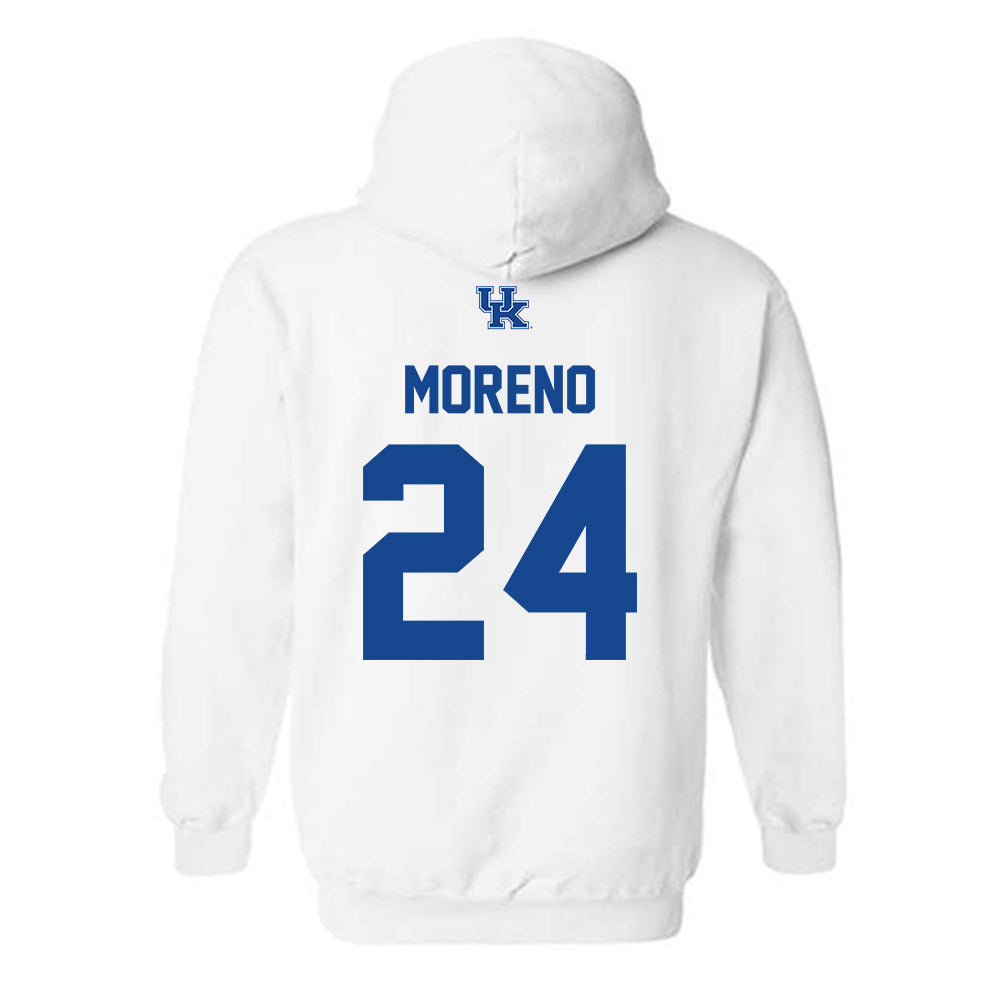 Kentucky - NCAA Men's Basketball : Malachi Moreno - Classic Shersey Hooded Sweatshirt-1