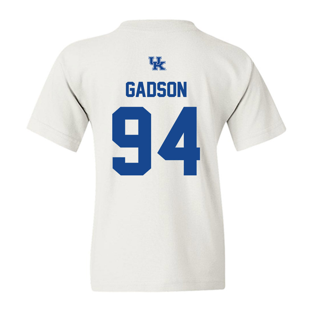 Kentucky - NCAA Football : Tavion Gadson - Classic Shersey Youth T-Shirt-1