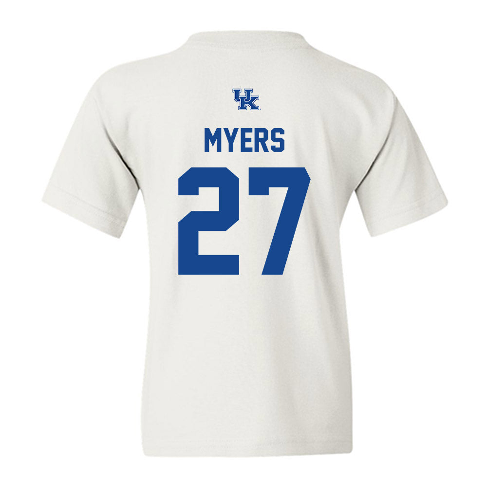 Kentucky - NCAA Women's Soccer : Teagan Myers - Classic Shersey Youth T-Shirt-1