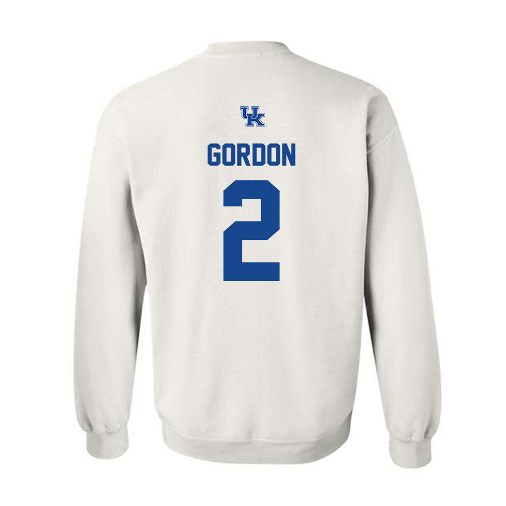 Kentucky - NCAA Men's Soccer : Joshua Gordon - Classic Shersey Crewneck Sweatshirt-1