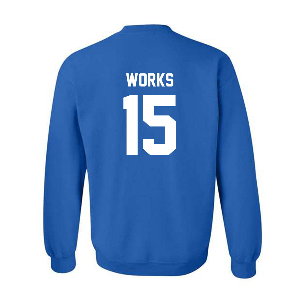Kentucky - NCAA Football : Cedric Works - Classic Shersey Crewneck Sweatshirt-1