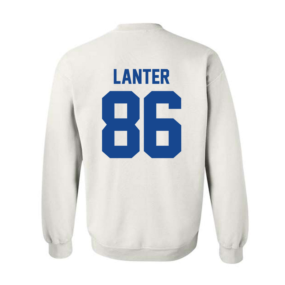 Kentucky - NCAA Football : Cole Lanter - Sports Shersey Crewneck Sweatshirt-1