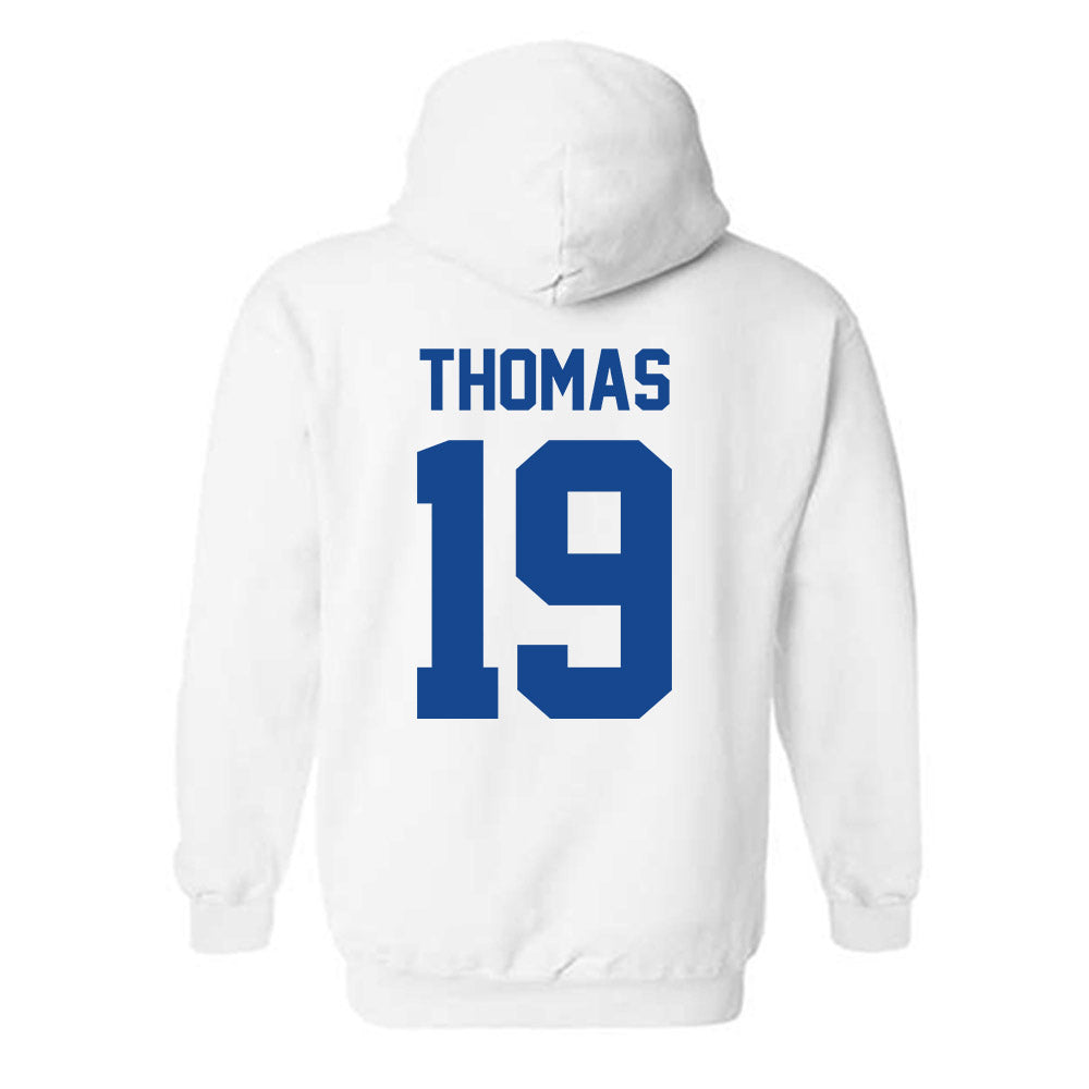Kentucky - NCAA Football : Kevis Thomas - Sports Shersey Hooded Sweatshirt-1