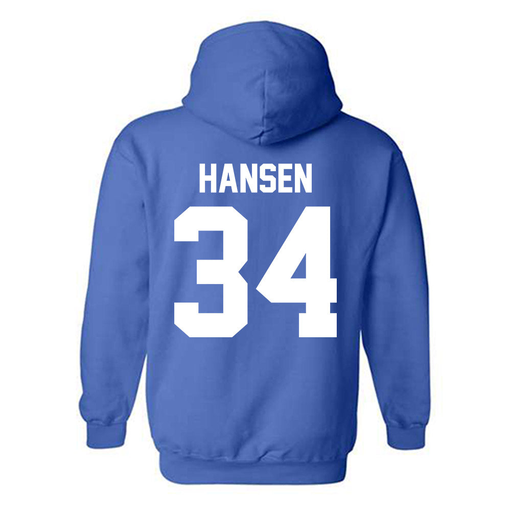 Kentucky - NCAA Baseball : Carson Hansen - Sports Shersey Hooded Sweatshirt