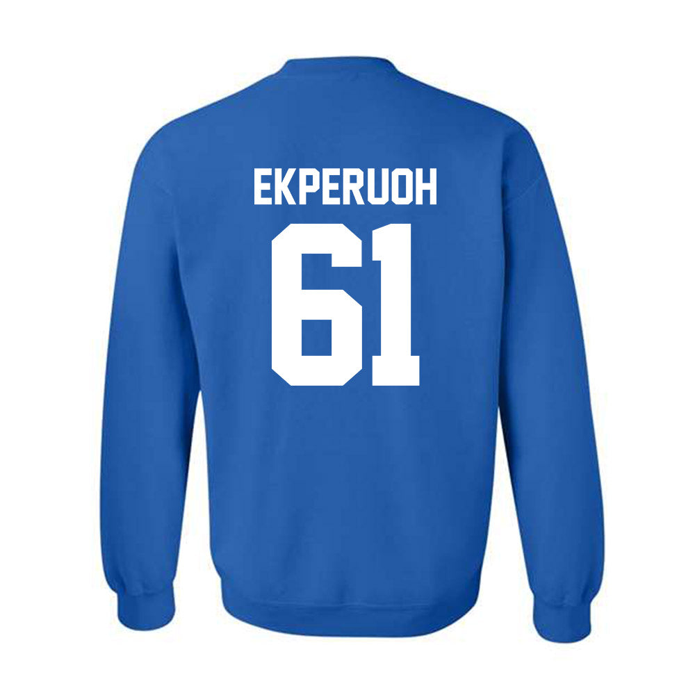 Kentucky - NCAA Football : Jason Ekperuoh - Sports Shersey Crewneck Sweatshirt-1