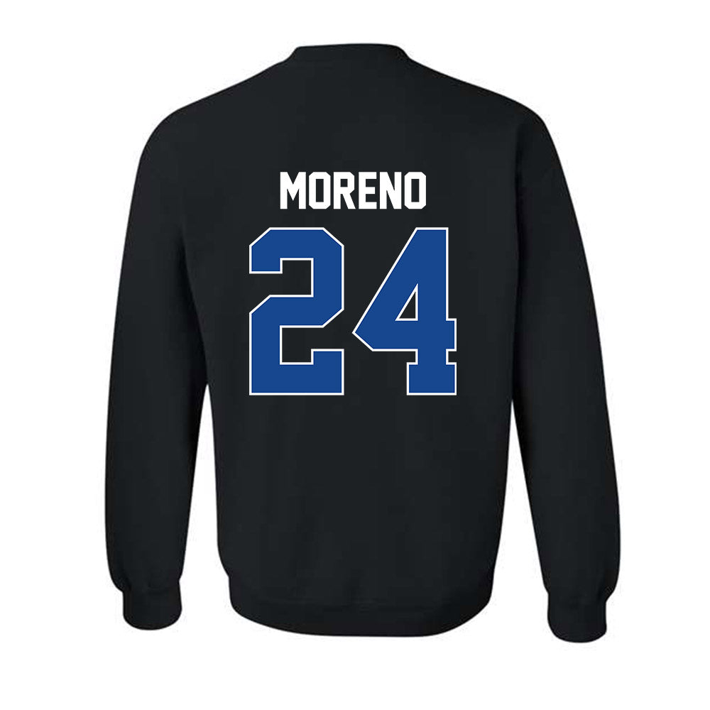 Kentucky - NCAA Men's Basketball : Malachi Moreno - Sports Shersey Crewneck Sweatshirt-1