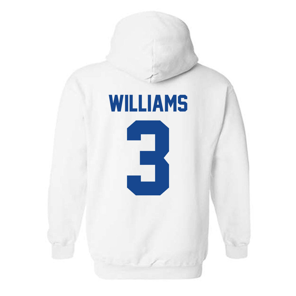 Kentucky - NCAA Men's Basketball : Kam Williams - Sports Shersey Hooded Sweatshirt-1