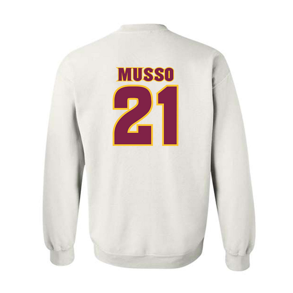 Arizona State - NCAA Baseball : Austin Musso - Replica Shersey Crewneck Sweatshirt-1