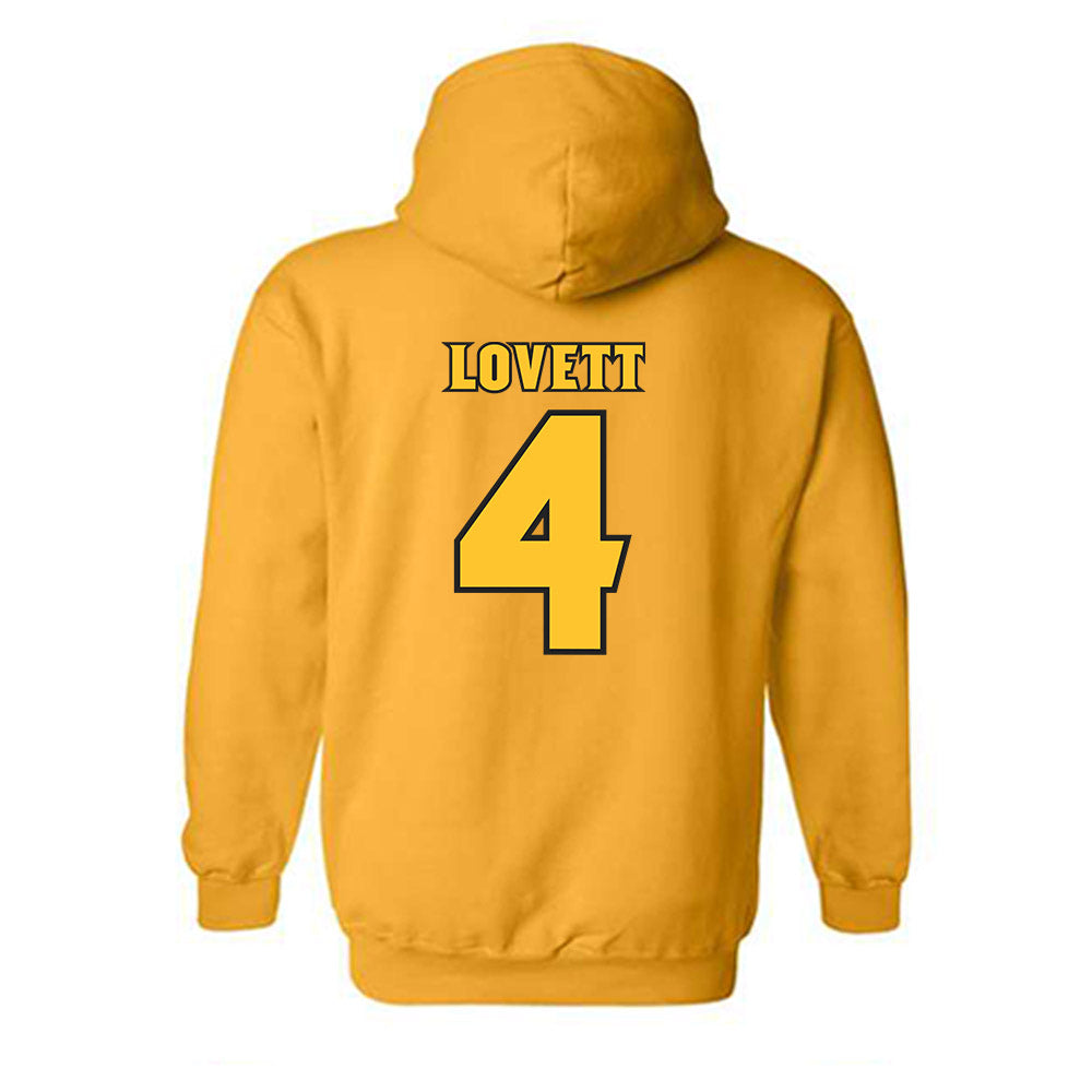 Arizona State - NCAA Women's Basketball : Jyah LoVett - Replica Shersey Hooded Sweatshirt-1