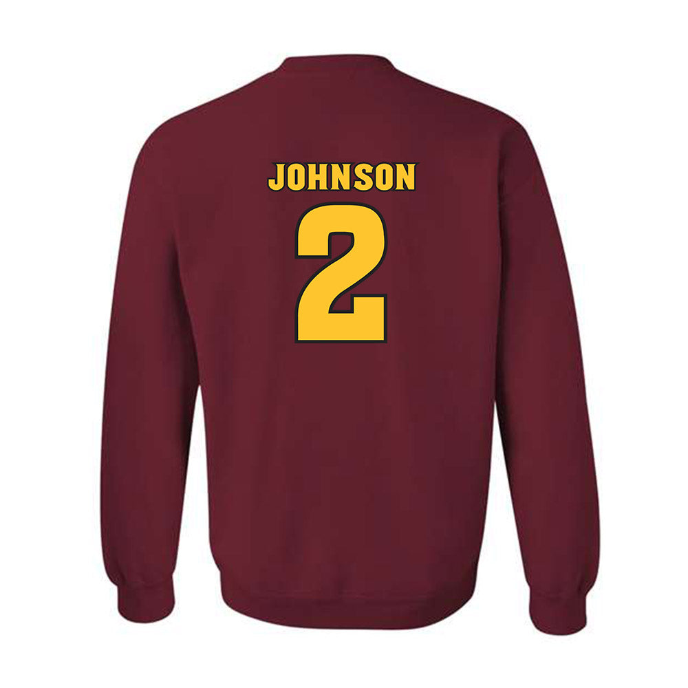 Arizona State - NCAA Men's Basketball : Anthony Johnson - Replica Shersey Crewneck Sweatshirt-1