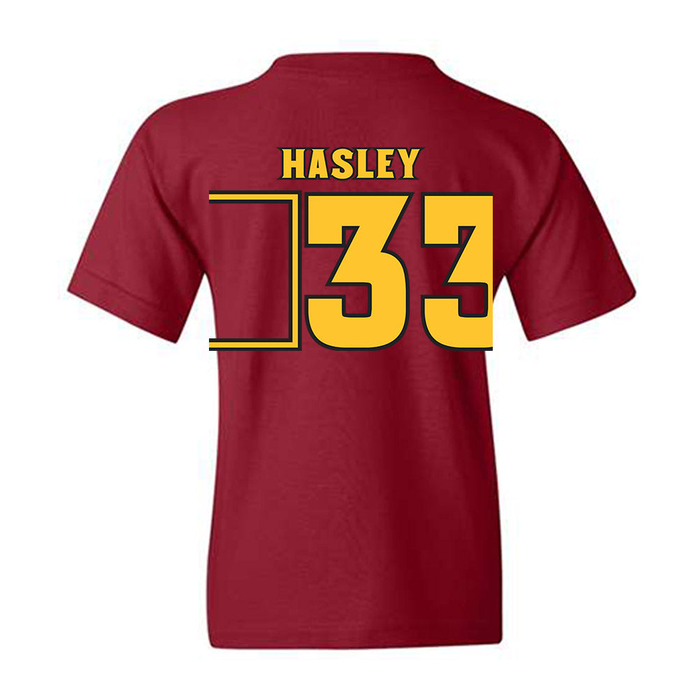 Arizona State - NCAA Men's Ice Hockey : Connor Hasley - Replica Shersey Youth T-Shirt-1