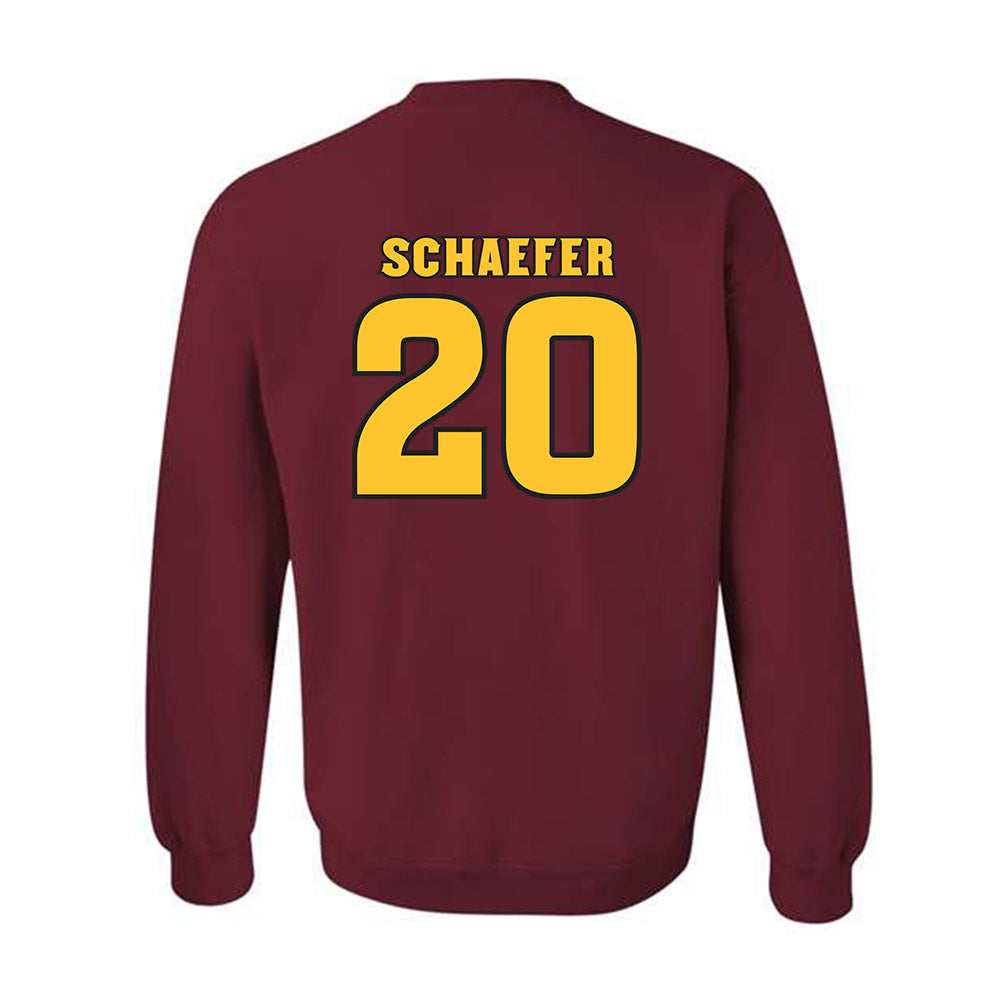 Arizona State - NCAA Baseball : Derek Schaefer - Replica Shersey Crewneck Sweatshirt-1
