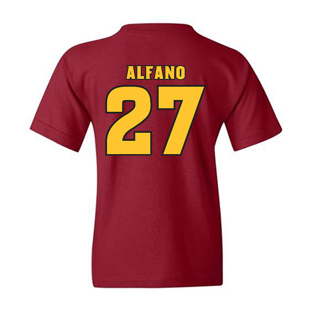 Arizona State - NCAA Men's Ice Hockey : Sam Alfano - Replica Shersey Youth T-Shirt-1