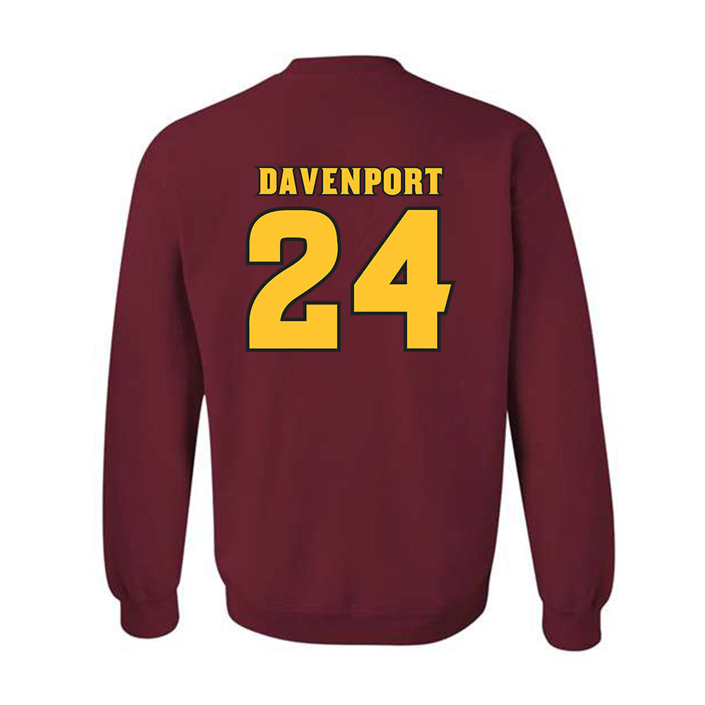 Arizona State - NCAA Women's Basketball : Deborah Davenport - Replica Shersey Crewneck Sweatshirt-1