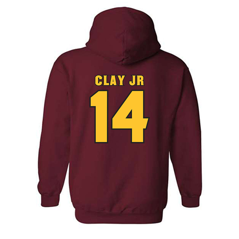 Arizona State - NCAA Men's Basketball : Chianti Clay Jr - Replica Shersey Hooded Sweatshirt