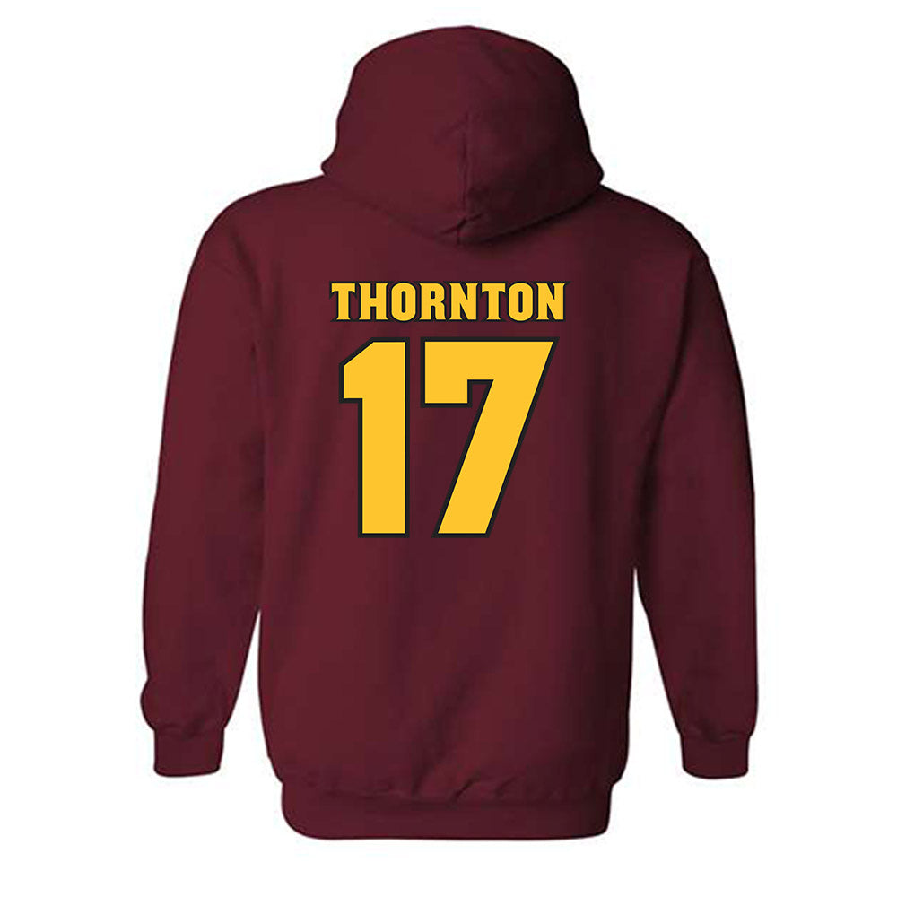 Arizona State - NCAA Women's Lacrosse : Anna Thornton - Replica Shersey Hooded Sweatshirt