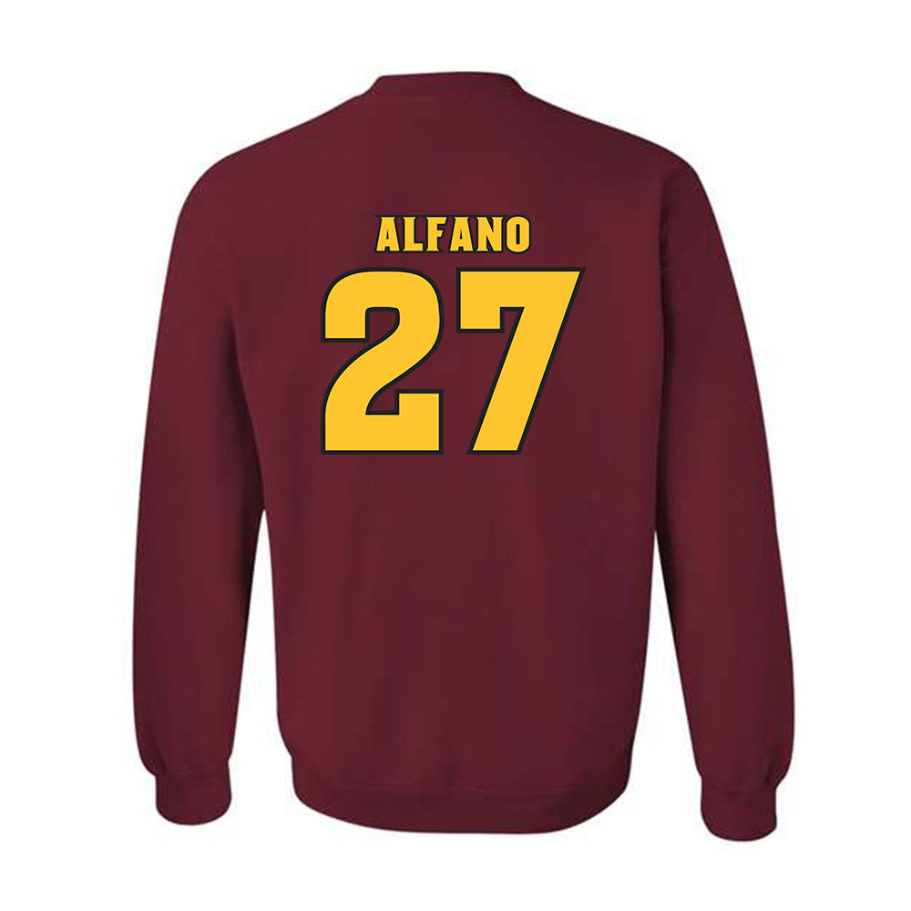 Arizona State - NCAA Men's Ice Hockey : Sam Alfano - Replica Shersey Crewneck Sweatshirt-1