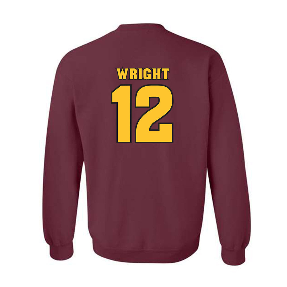 Arizona State - NCAA Women's Soccer : Ava Wright - Crewneck Sweatshirt Replica Shersey