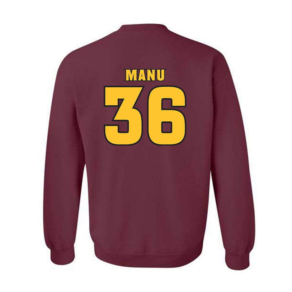 Arizona State - NCAA Football : Salesi Manu - Replica Shersey Crewneck Sweatshirt